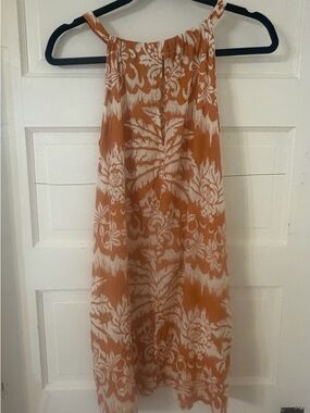 Rachel Zoe Orange and White Mini Dress